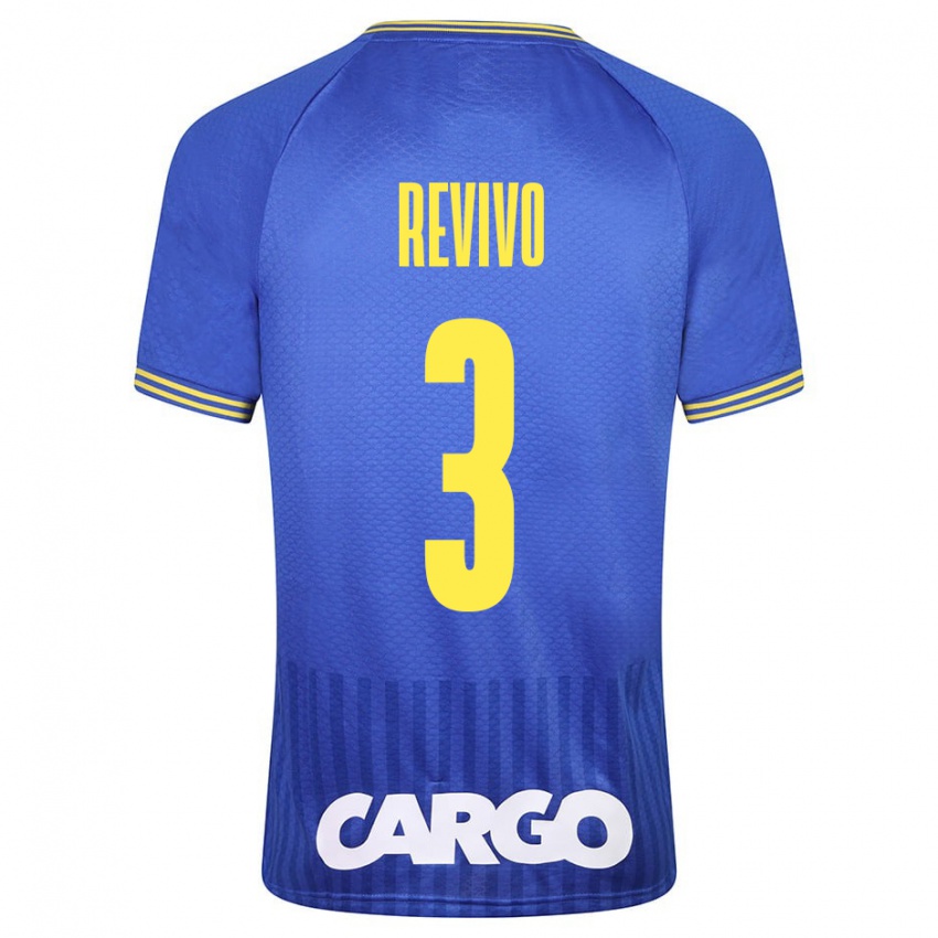 Mujer Camiseta Roy Revivo #3 Azul 2ª Equipación 2023/24 La Camisa México