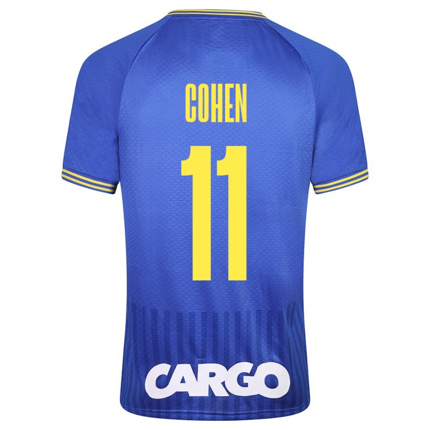 Mujer Camiseta Yonatan Cohen #11 Azul 2ª Equipación 2023/24 La Camisa México