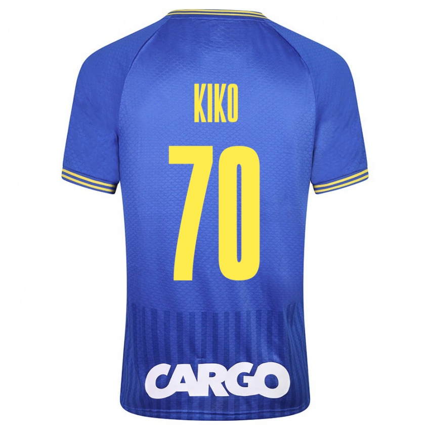 Mujer Camiseta Kiko Bondoso #70 Azul 2ª Equipación 2023/24 La Camisa México