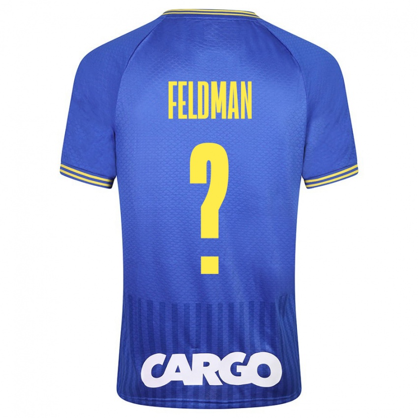 Mujer Camiseta Ron Feldman #0 Azul 2ª Equipación 2023/24 La Camisa México