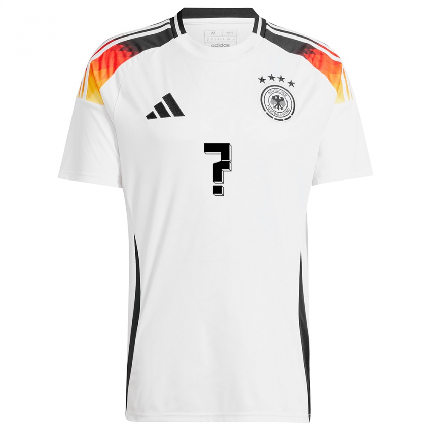 Niño Camiseta Alemania Su Nombre #0 Blanco 1ª Equipación 24-26 La Camisa México