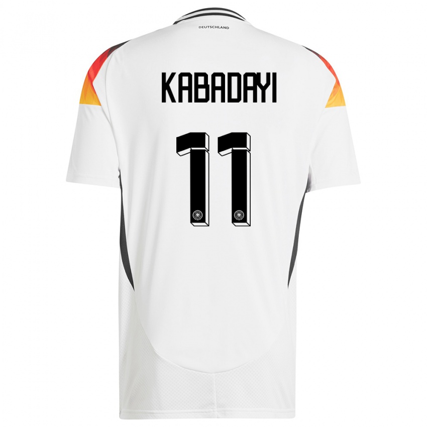 Niño Camiseta Alemania Yusuf Kabadayi #11 Blanco 1ª Equipación 24-26 La Camisa México