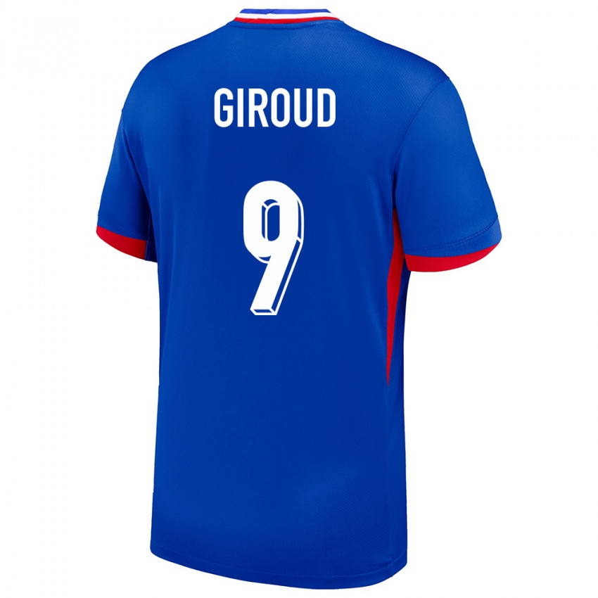 Niño Camiseta Francia Olivier Giroud #9 Azul 1ª Equipación 24-26 La Camisa México