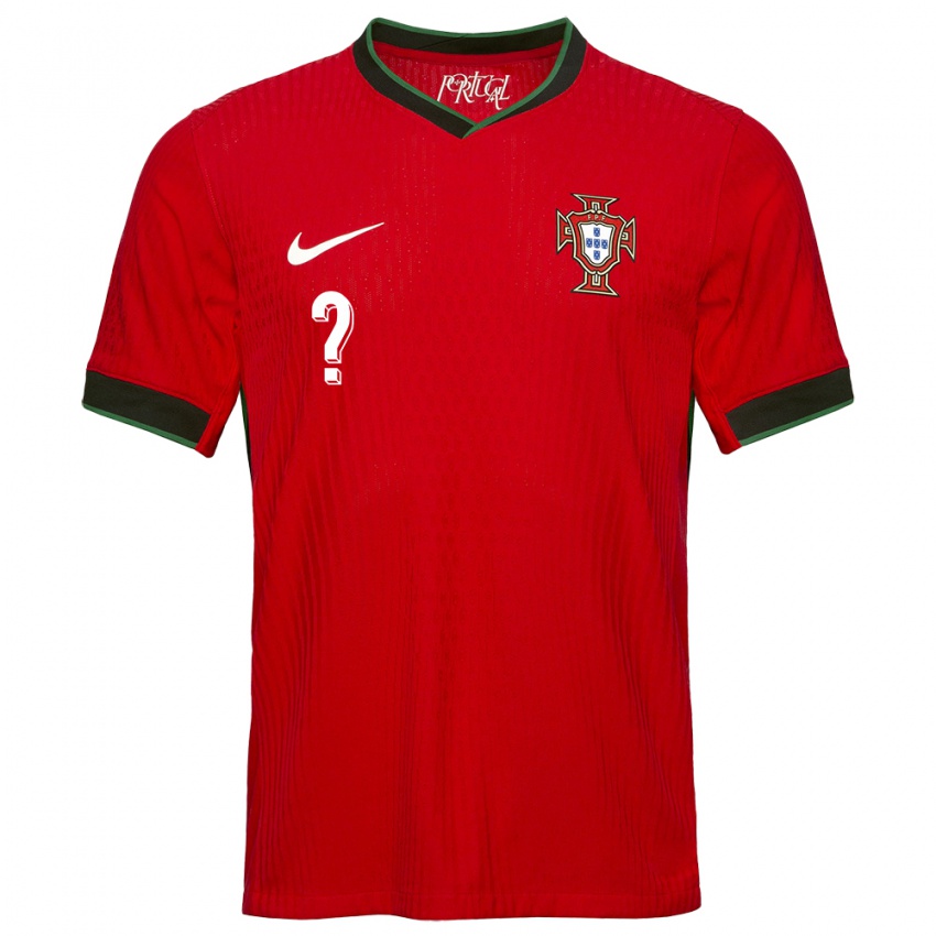 Niño Camiseta Portugal Su Nombre #0 Rojo 1ª Equipación 24-26 La Camisa México