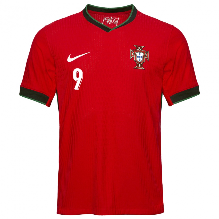 Niño Camiseta Portugal Goncalo Ramos #9 Rojo 1ª Equipación 24-26 La Camisa México