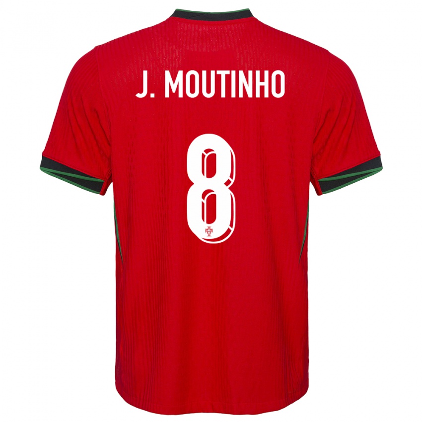 Niño Camiseta Portugal Joao Moutinho #8 Rojo 1ª Equipación 24-26 La Camisa México