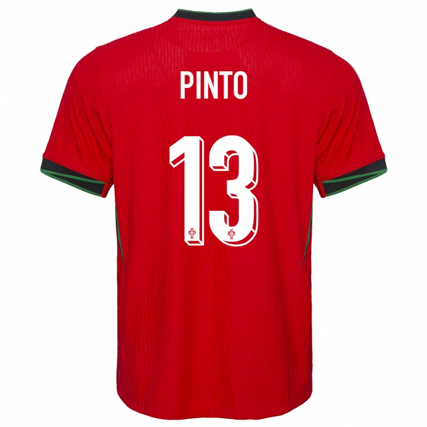 Niño Camiseta Portugal Fatima Pinto #13 Rojo 1ª Equipación 24-26 La Camisa México