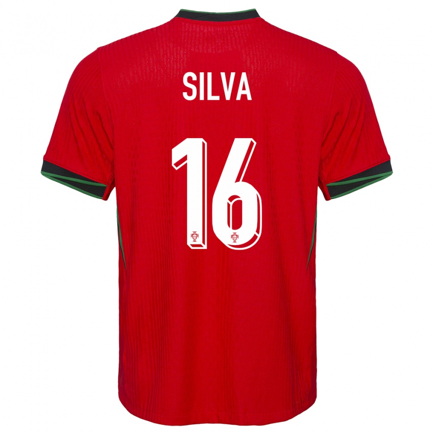 Niño Camiseta Portugal Diana Silva #16 Rojo 1ª Equipación 24-26 La Camisa México