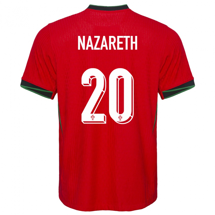 Niño Camiseta Portugal Kika Nazareth #20 Rojo 1ª Equipación 24-26 La Camisa México