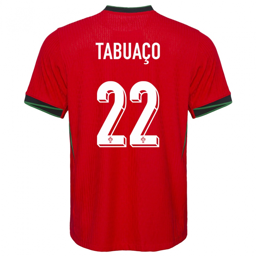 Niño Camiseta Portugal Goncalo Tabuaco #22 Rojo 1ª Equipación 24-26 La Camisa México