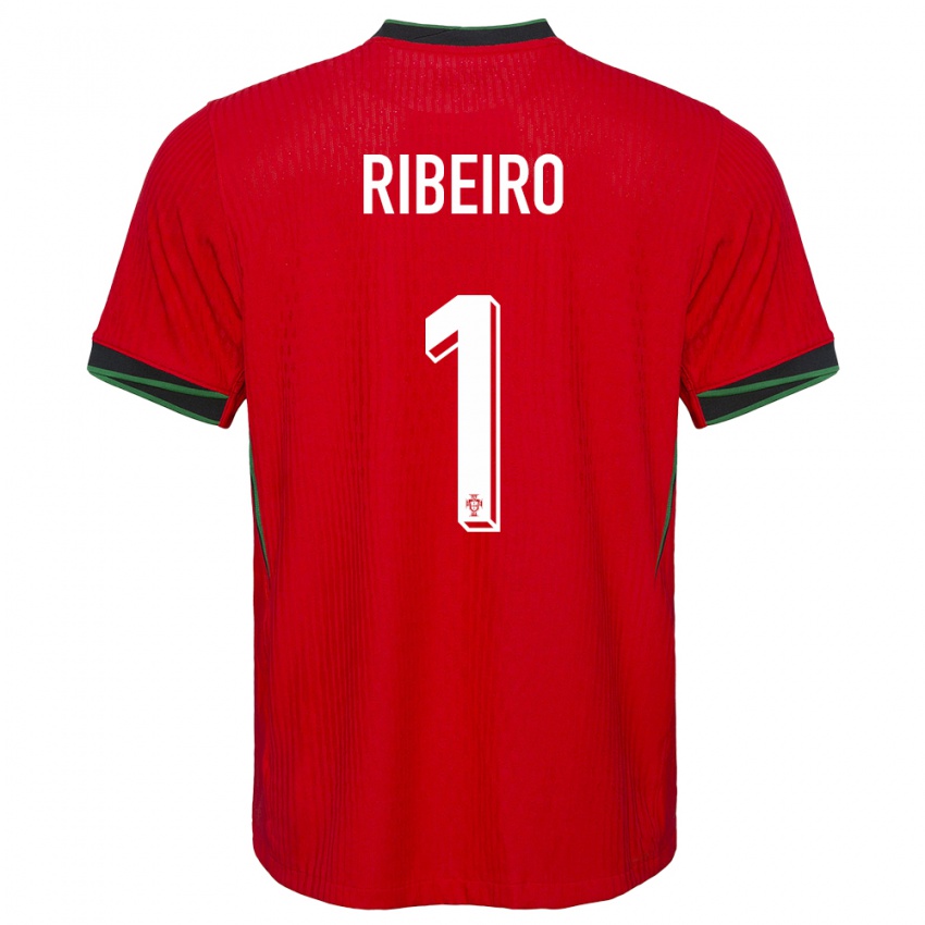 Niño Camiseta Portugal Goncalo Ribeiro #1 Rojo 1ª Equipación 24-26 La Camisa México