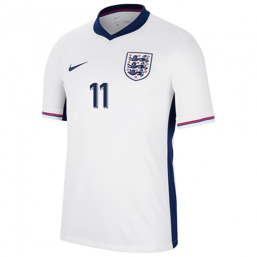 Niño Camiseta Inglaterra Phil Foden #11 Blanco 1ª Equipación 24-26 La Camisa México