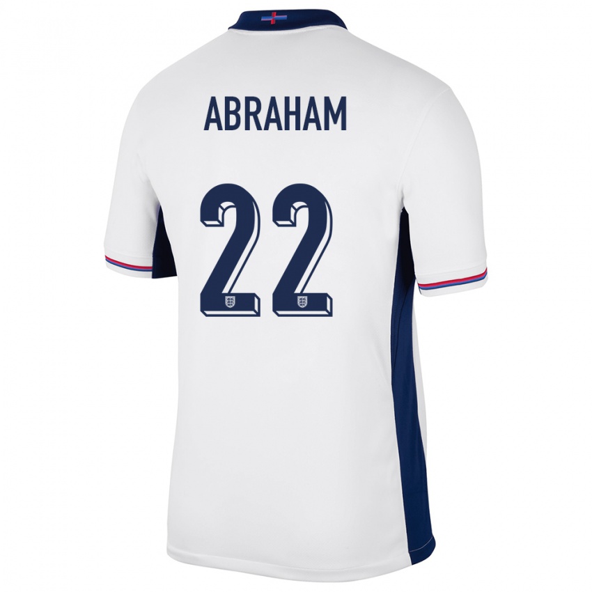 Niño Camiseta Inglaterra Tammy Abraham #22 Blanco 1ª Equipación 24-26 La Camisa México