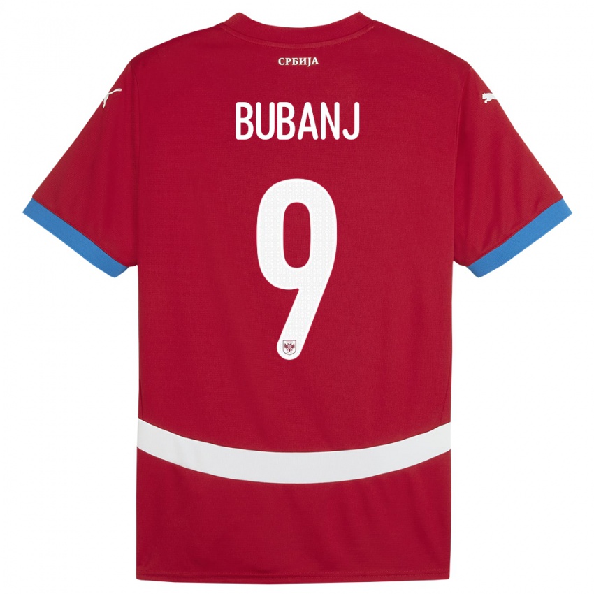 Niño Camiseta Serbia Mateja Bubanj #9 Rojo 1ª Equipación 24-26 La Camisa México