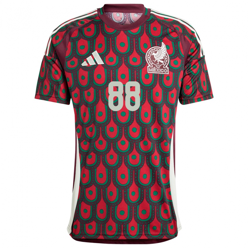 Niño Camiseta México Maricarmen Reyes #88 Granate 1ª Equipación 24-26 La Camisa México