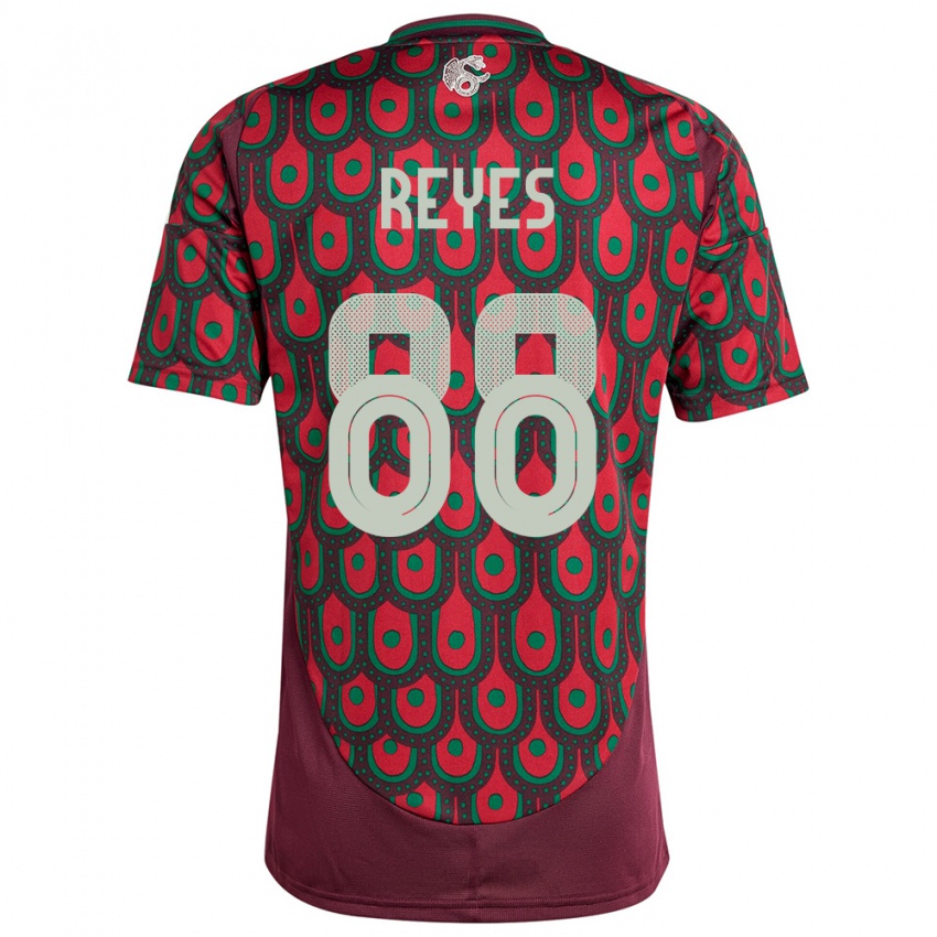 Niño Camiseta México Maricarmen Reyes #88 Granate 1ª Equipación 24-26 La Camisa México