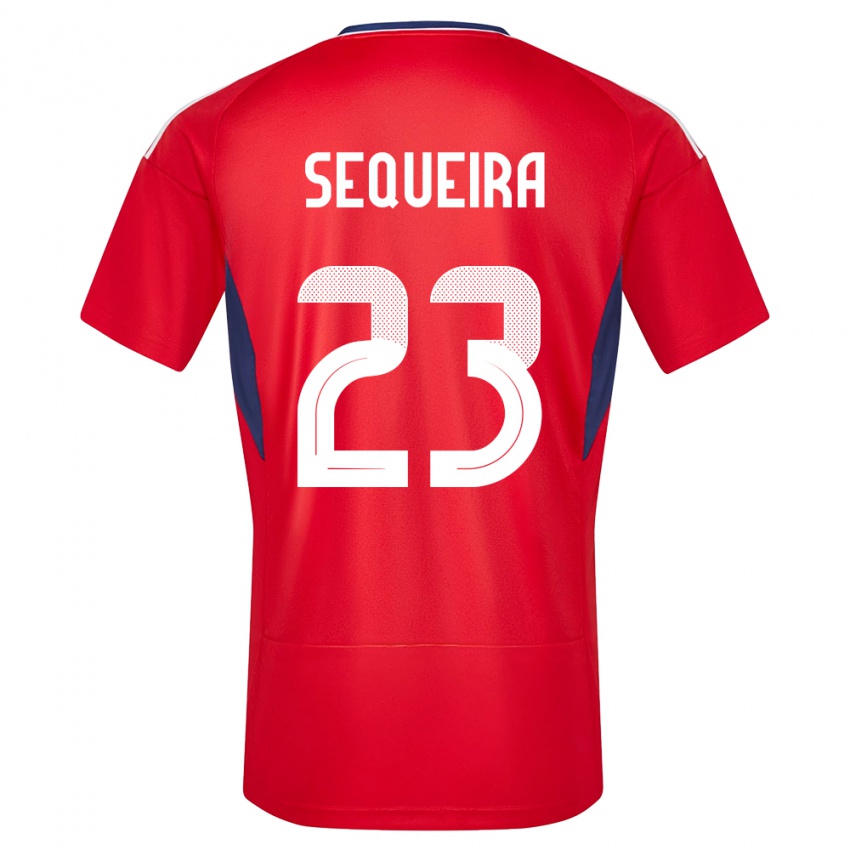 Niño Camiseta Costa Rica Patrick Sequeira #23 Rojo 1ª Equipación 24-26 La Camisa México