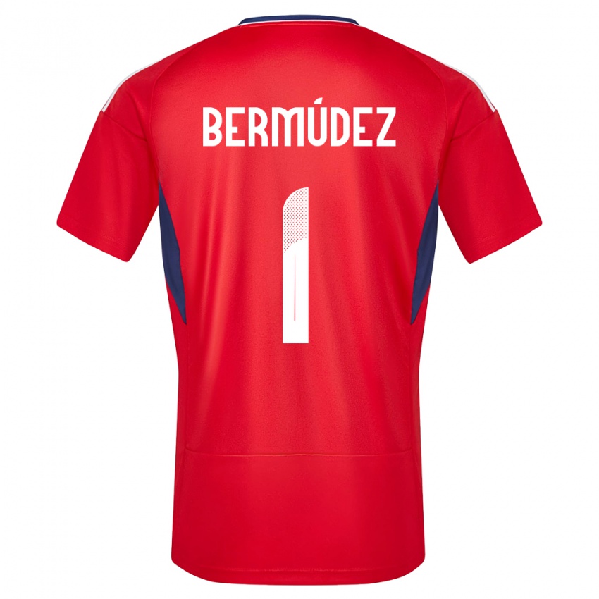 Niño Camiseta Costa Rica Noelia Bermudez #1 Rojo 1ª Equipación 24-26 La Camisa México