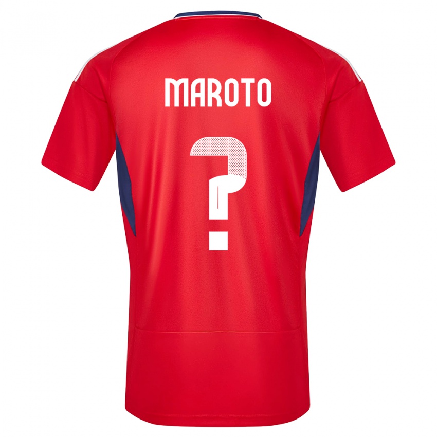 Niño Camiseta Costa Rica Victor Maroto #0 Rojo 1ª Equipación 24-26 La Camisa México