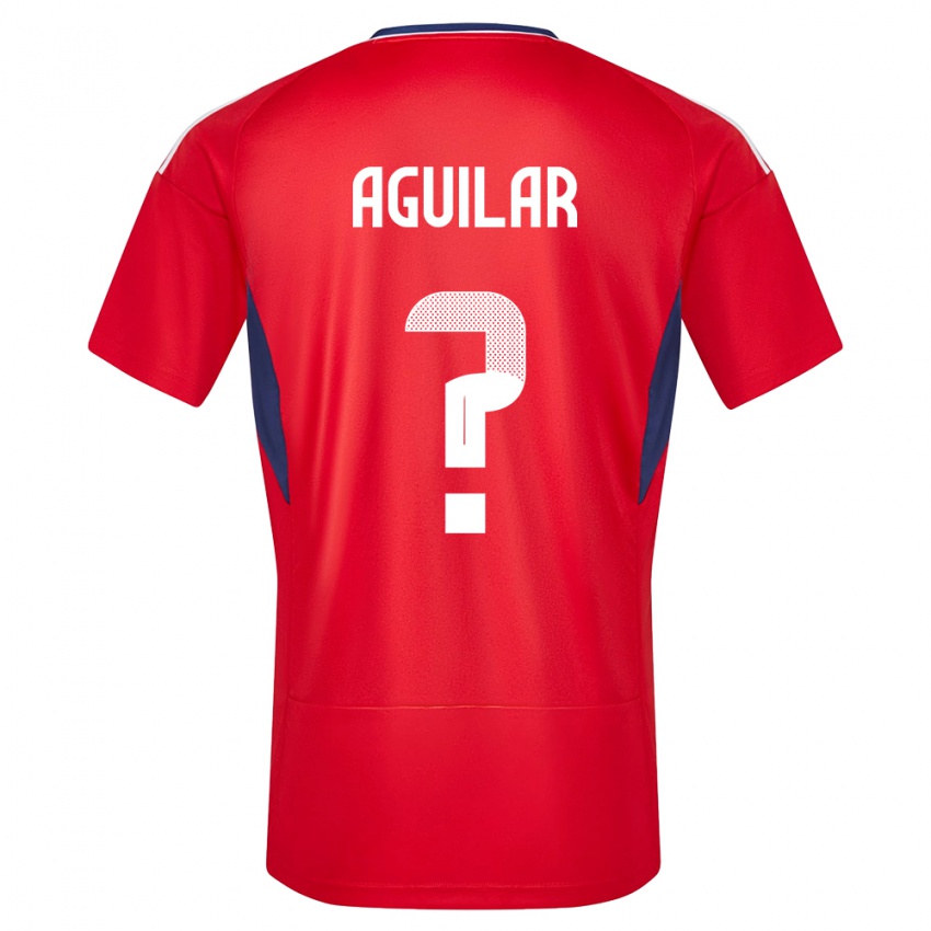 Niño Camiseta Costa Rica Deylan Aguilar #0 Rojo 1ª Equipación 24-26 La Camisa México