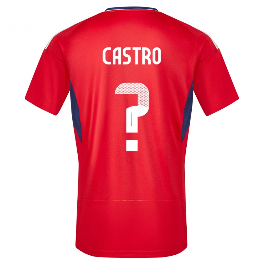 Niño Camiseta Costa Rica Mathias Castro #0 Rojo 1ª Equipación 24-26 La Camisa México