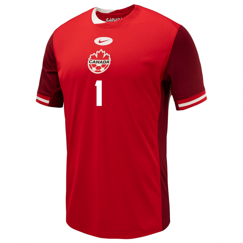 Niño Camiseta Canadá Dayne St Clair #1 Rojo 1ª Equipación 24-26 La Camisa México