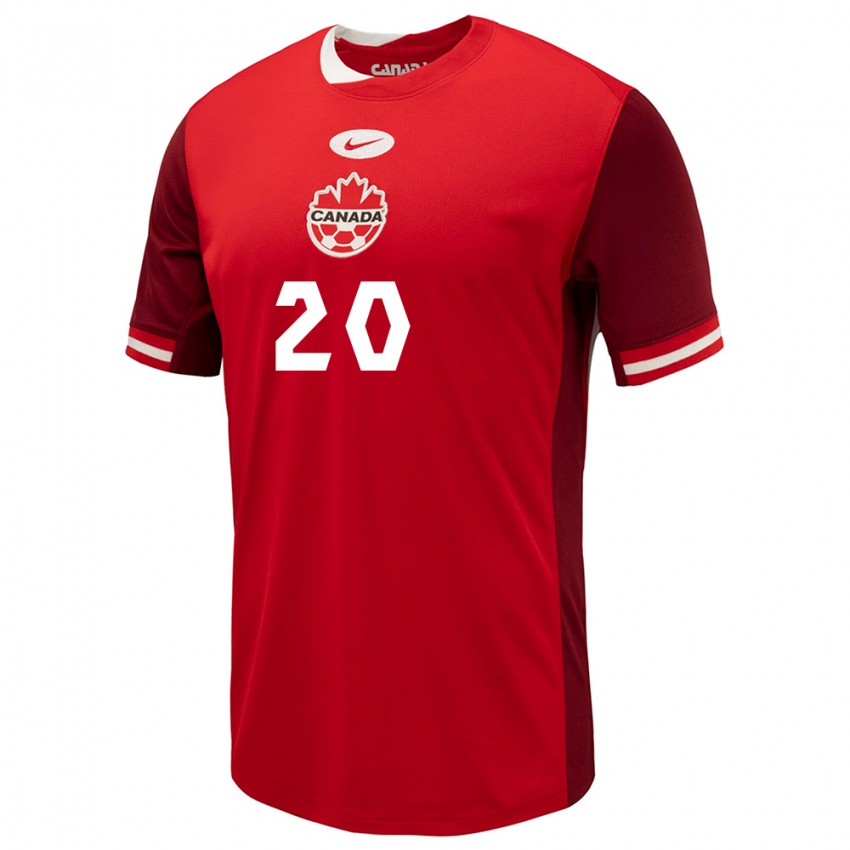 Niño Camiseta Canadá Cloe Lacasse #20 Rojo 1ª Equipación 24-26 La Camisa México