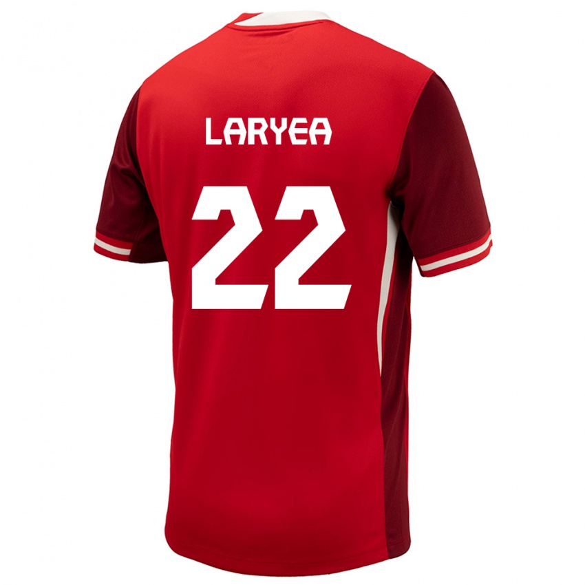 Niño Camiseta Canadá Richie Laryea #22 Rojo 1ª Equipación 24-26 La Camisa México