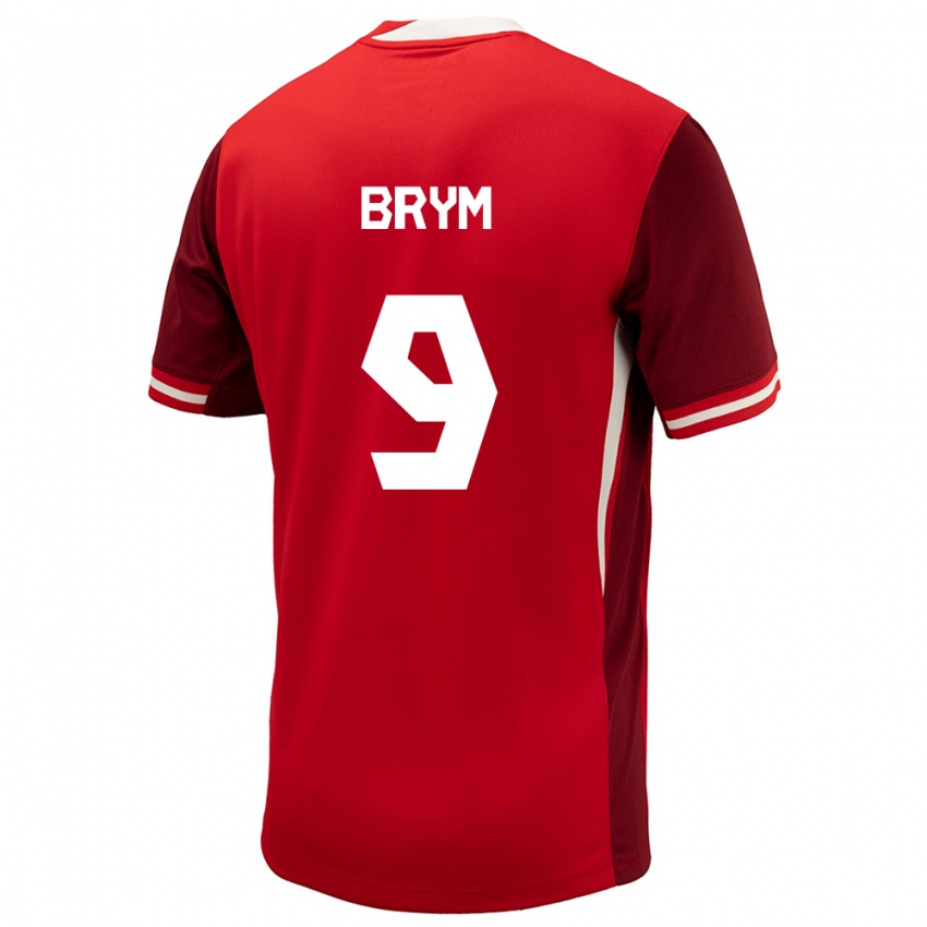 Niño Camiseta Canadá Charles Andreas Brym #9 Rojo 1ª Equipación 24-26 La Camisa México