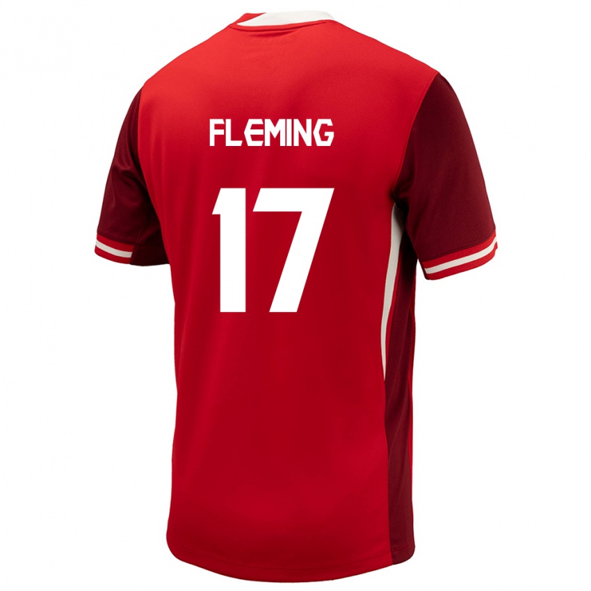 Niño Camiseta Canadá Jessie Fleming #17 Rojo 1ª Equipación 24-26 La Camisa México