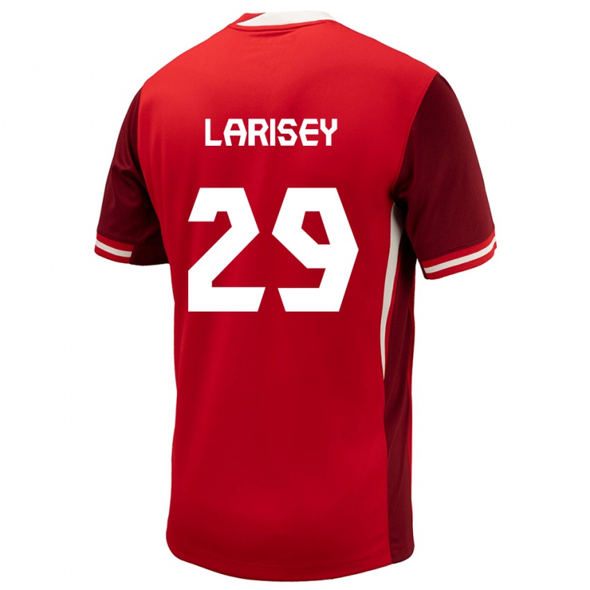 Niño Camiseta Canadá Clarissa Larisey #29 Rojo 1ª Equipación 24-26 La Camisa México