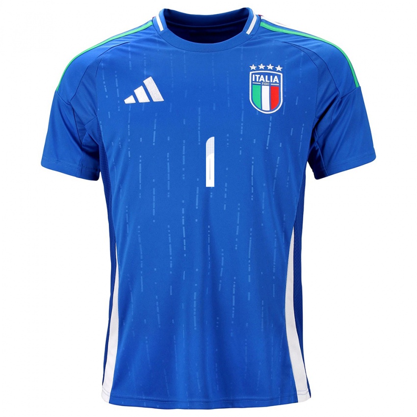 Niño Camiseta Italia Laura Giuliani #1 Azul 1ª Equipación 24-26 La Camisa México