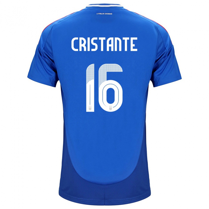 Niño Camiseta Italia Bryan Cristante #16 Azul 1ª Equipación 24-26 La Camisa México