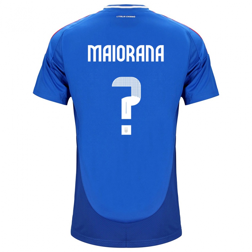 Niño Camiseta Italia Stefano Maiorana #0 Azul 1ª Equipación 24-26 La Camisa México