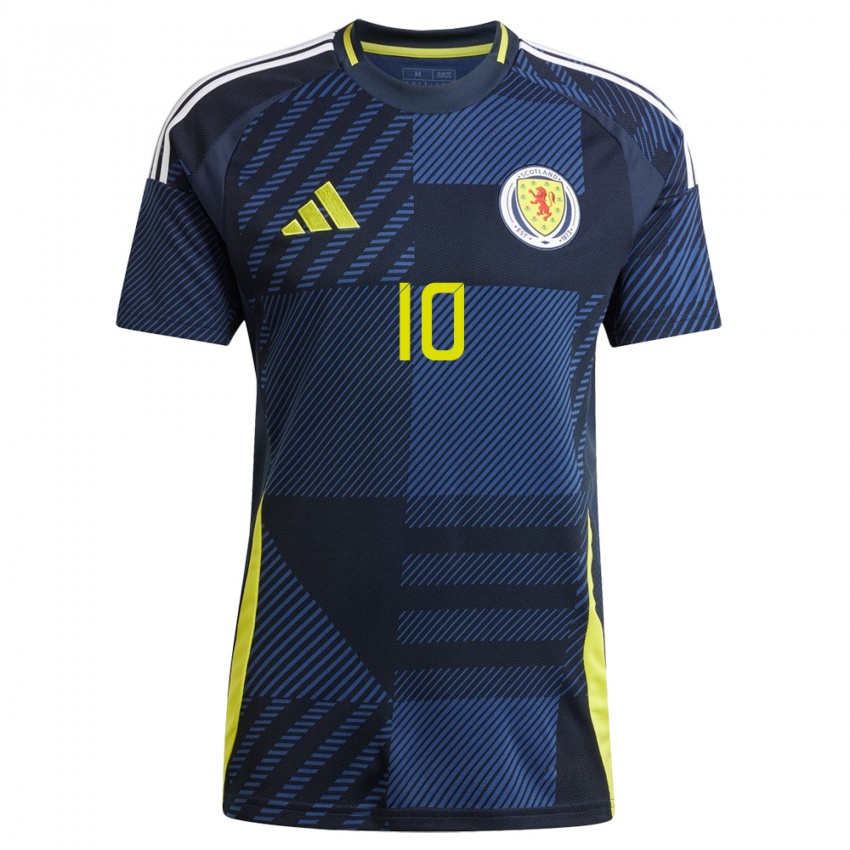 Niño Camiseta Escocia David Watson #10 Azul Oscuro 1ª Equipación 24-26 La Camisa México