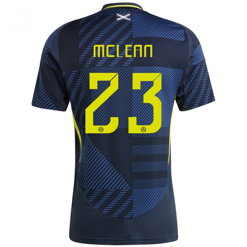 Niño Camiseta Escocia Kenny Mclean #23 Azul Oscuro 1ª Equipación 24-26 La Camisa México