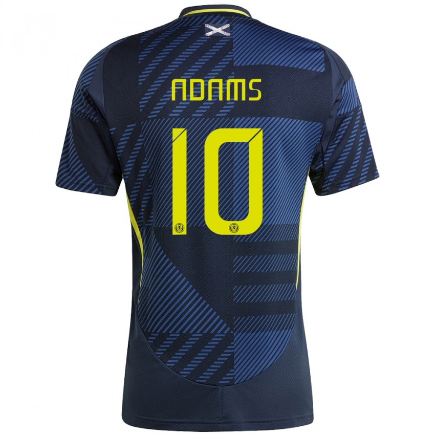 Niño Camiseta Escocia Ché Adams #10 Azul Oscuro 1ª Equipación 24-26 La Camisa México