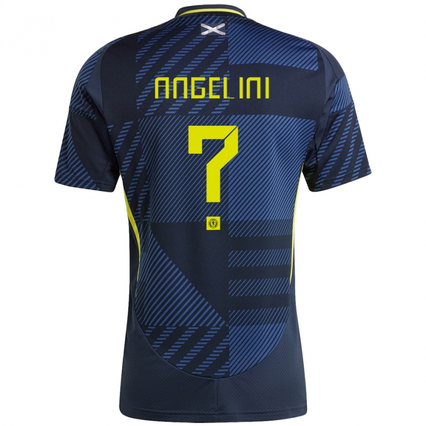 Niño Camiseta Escocia Vincent Angelini #0 Azul Oscuro 1ª Equipación 24-26 La Camisa México