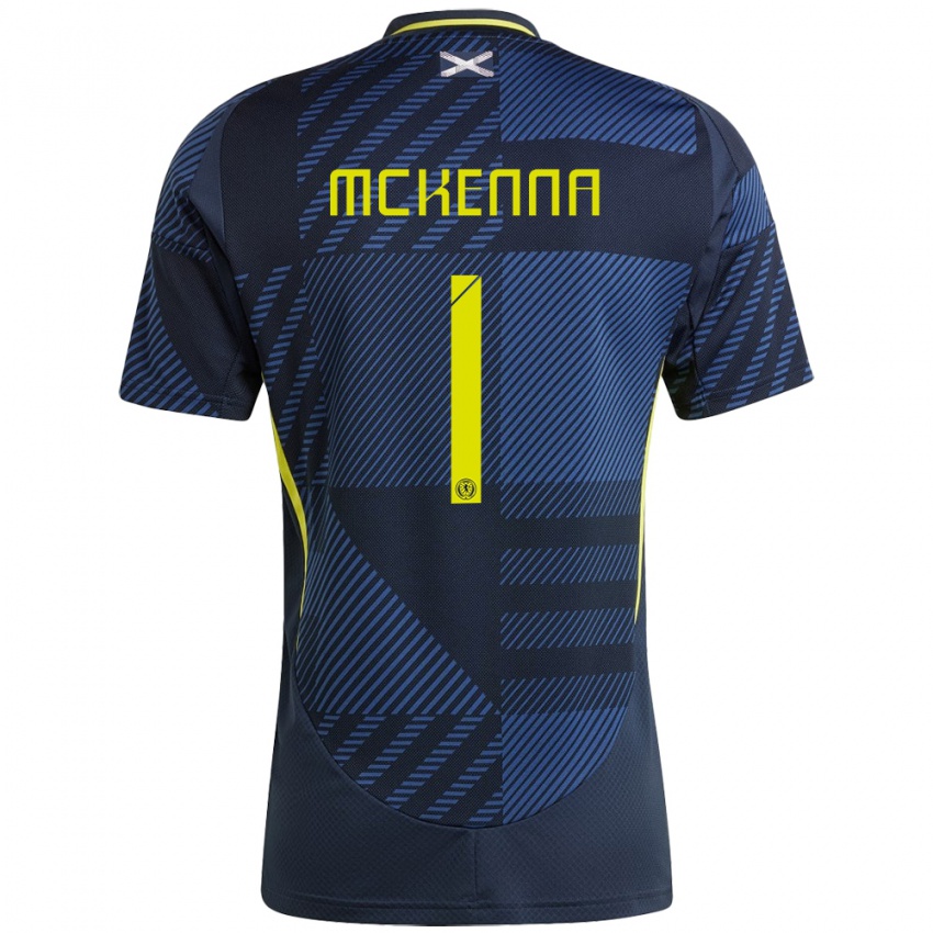 Niño Camiseta Escocia Callan Mckenna #1 Azul Oscuro 1ª Equipación 24-26 La Camisa México