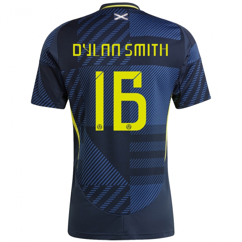 Niño Camiseta Escocia Dylan Smith #16 Azul Oscuro 1ª Equipación 24-26 La Camisa México