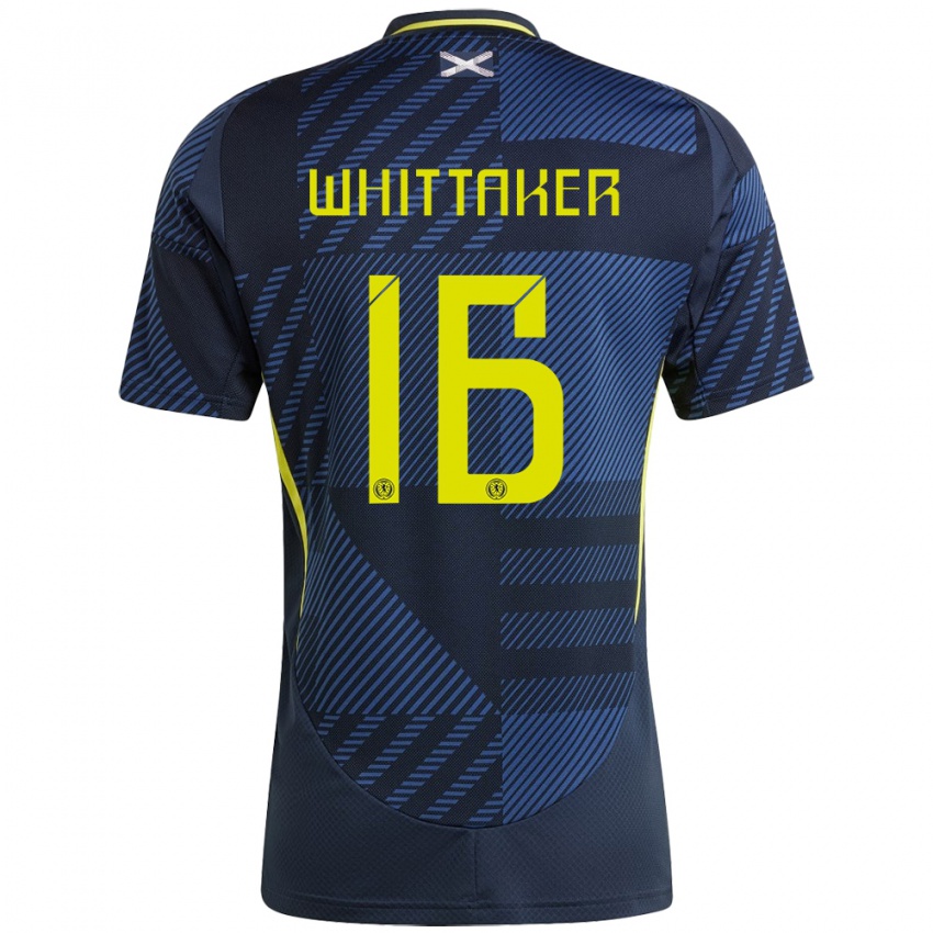 Niño Camiseta Escocia Rory Whittaker #16 Azul Oscuro 1ª Equipación 24-26 La Camisa México