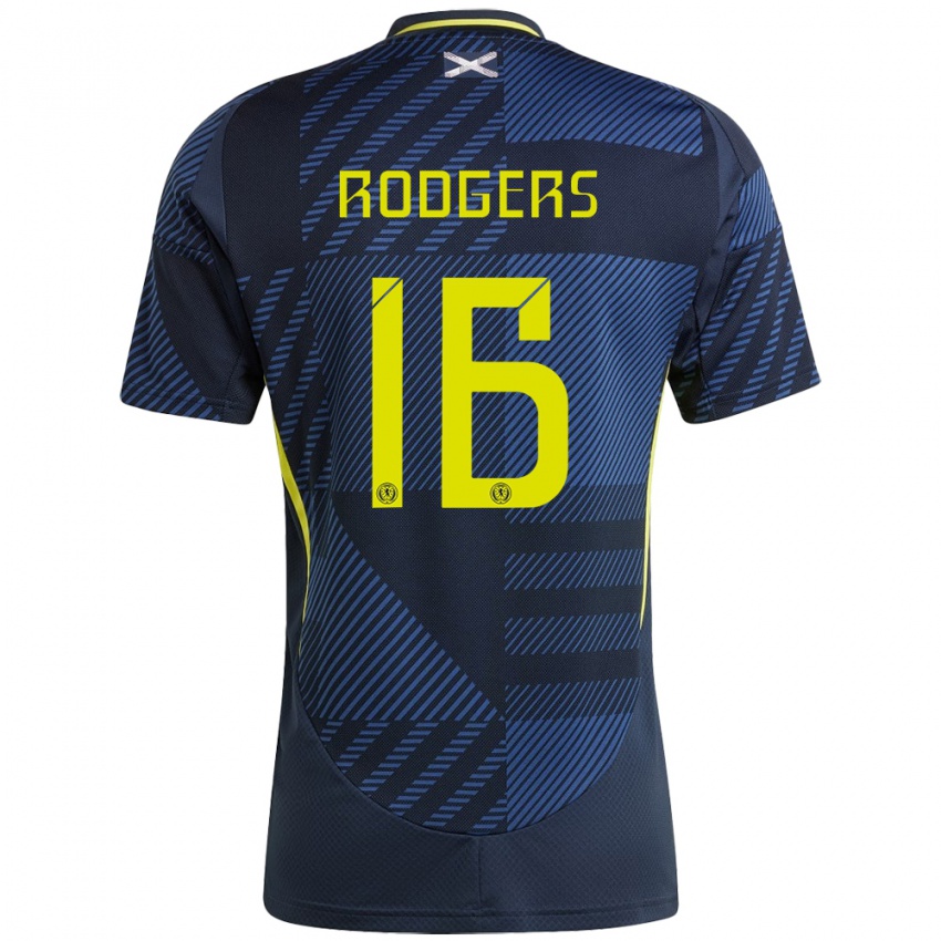 Niño Camiseta Escocia Amy Rodgers #16 Azul Oscuro 1ª Equipación 24-26 La Camisa México