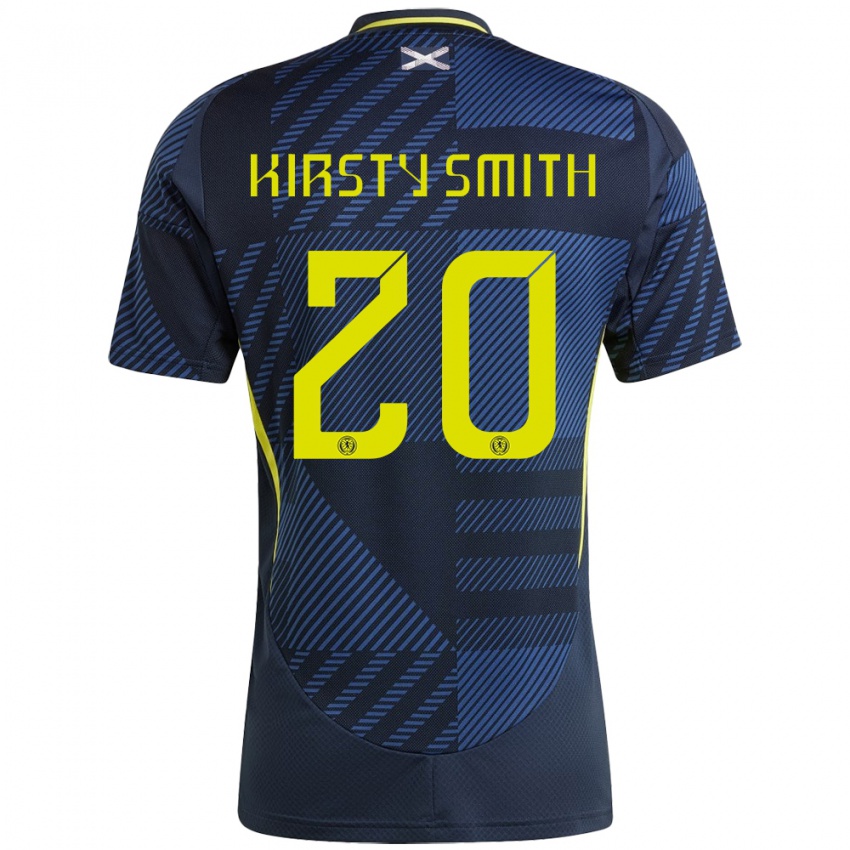 Niño Camiseta Escocia Kirsty Smith #20 Azul Oscuro 1ª Equipación 24-26 La Camisa México