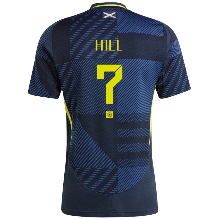 Niño Camiseta Escocia Kathryn Hill #0 Azul Oscuro 1ª Equipación 24-26 La Camisa México