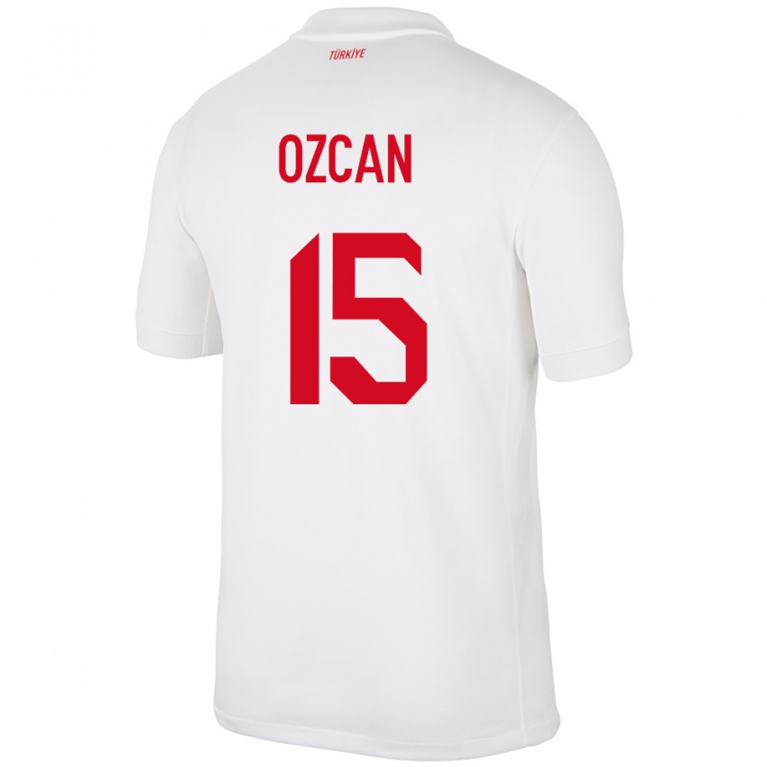 Niño Camiseta Turquía Salih Özcan #15 Blanco 1ª Equipación 24-26 La Camisa México