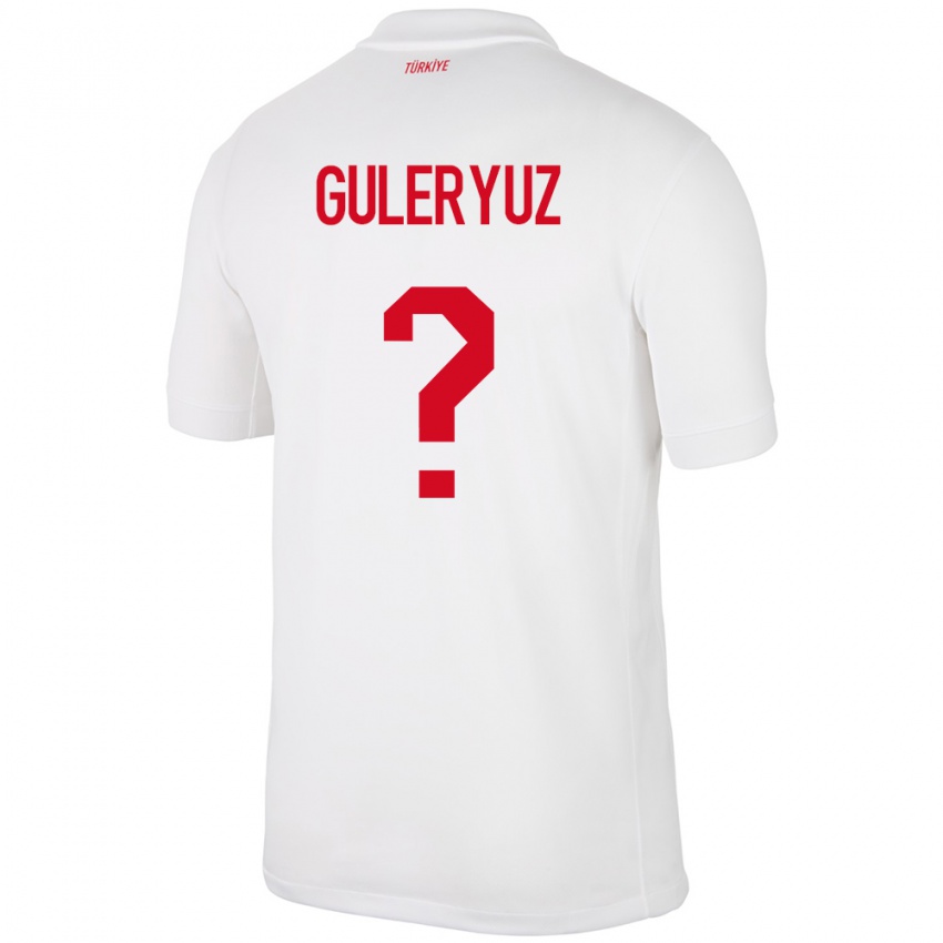 Niño Camiseta Turquía Göknur Güleryüz #0 Blanco 1ª Equipación 24-26 La Camisa México