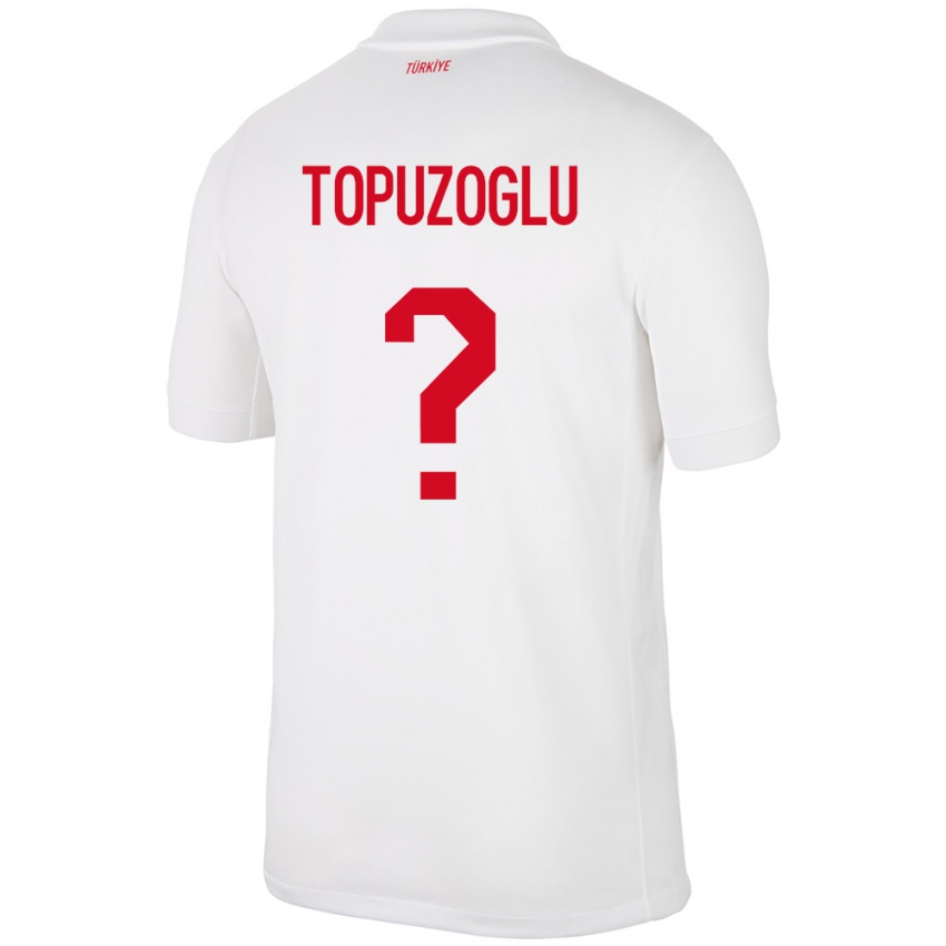 Niño Camiseta Turquía Berna Topuzoğlu #0 Blanco 1ª Equipación 24-26 La Camisa México