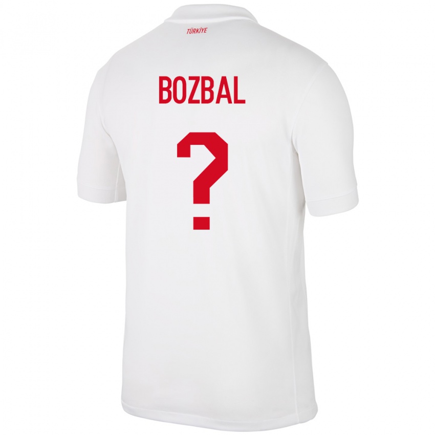 Niño Camiseta Turquía Birsen Bozbal #0 Blanco 1ª Equipación 24-26 La Camisa México