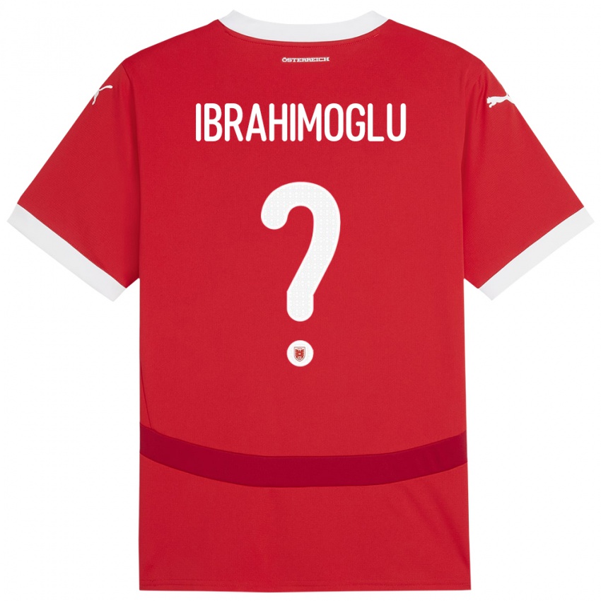 Niño Camiseta Austria Mücahit Ibrahimoglu #0 Rojo 1ª Equipación 24-26 La Camisa México