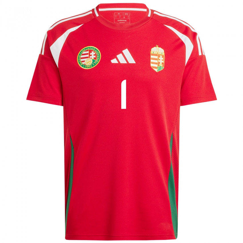 Niño Camiseta Hungría Ármin Pécsi #1 Rojo 1ª Equipación 24-26 La Camisa México